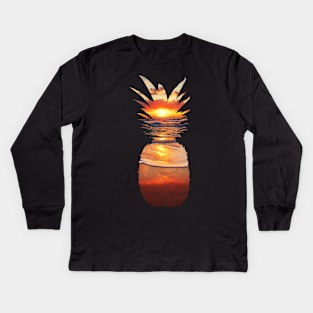 pineapple T-Shirt Kids Long Sleeve T-Shirt